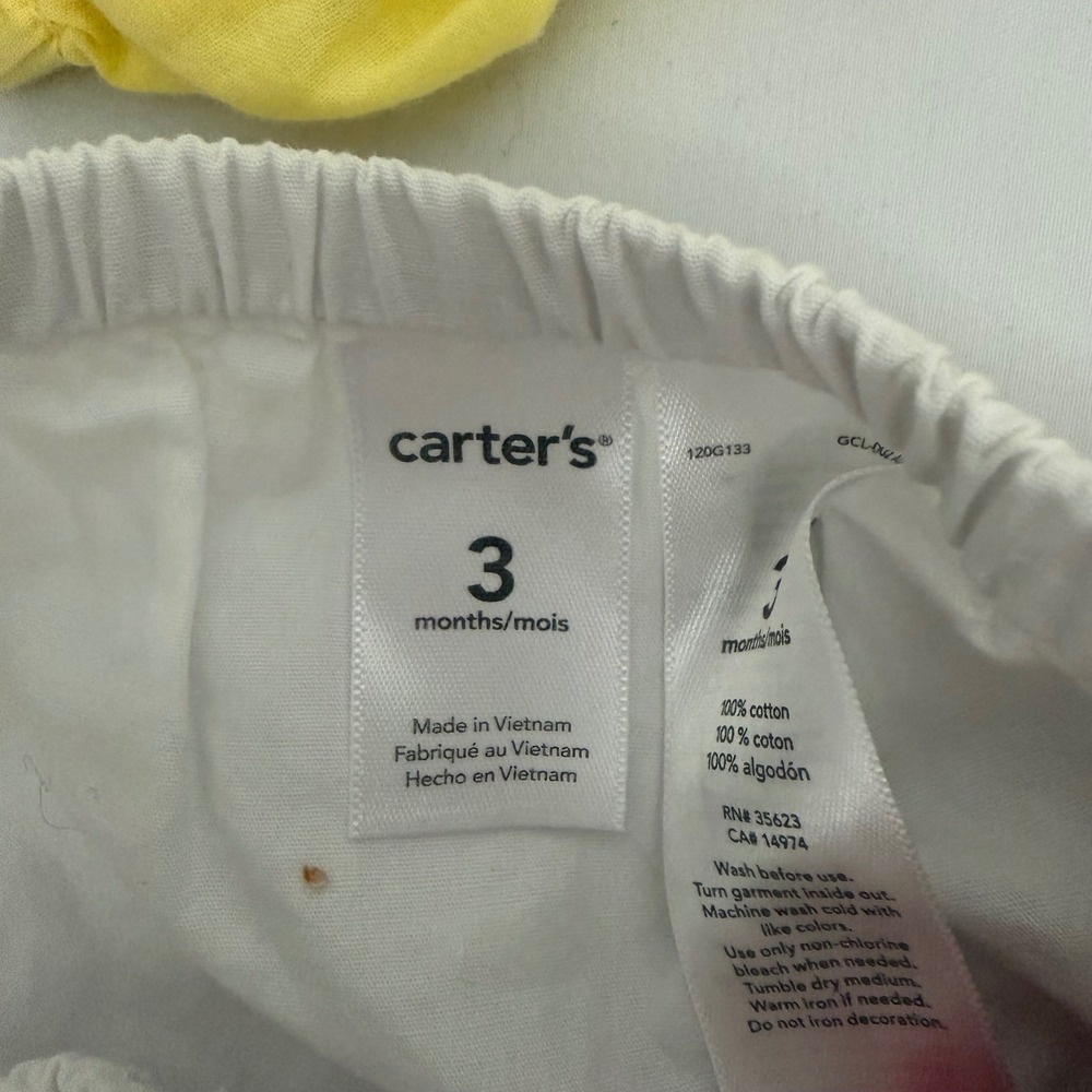Koala Kids Carters Baby Diaper Covers Bloomers Lot of 8 0-3M Blue‎ Yellow White - Picture 8 of 14